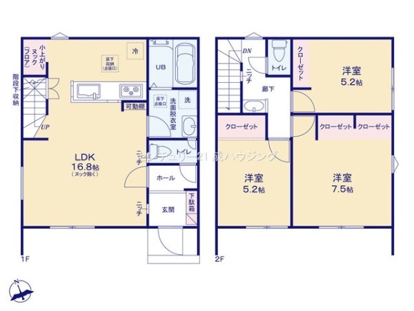 リナージュ　瑞穂町箱根ケ崎東松原　新築　全3棟　2号棟
