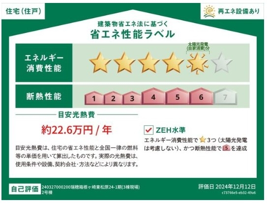 リナージュ　瑞穂町箱根ケ崎東松原　新築　全3棟　1号棟