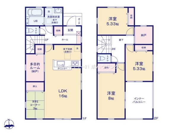 リーブルガーデン　あきる野市小川東2丁目新築　全3棟　3号棟