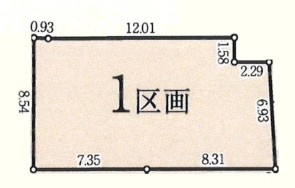 東大和市芋窪4丁目　売地　全12区画　1号区