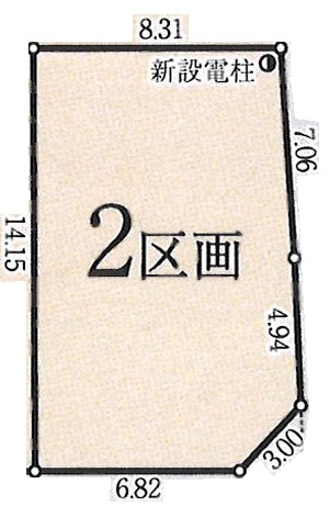 東大和市芋窪4丁目　売地　全12区画　2号区