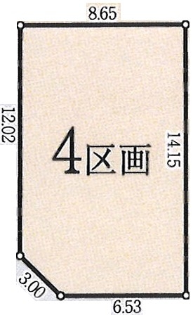 東大和市芋窪4丁目　売地　全12区画　4号区