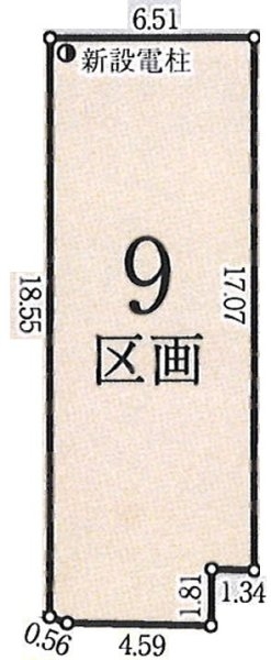 東大和市芋窪4丁目　売地　全12区画　9号区