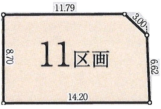 東大和市芋窪4丁目　売地　全12区画　11号区