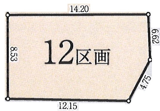 東大和市芋窪4丁目　売地　全12区画　12号区