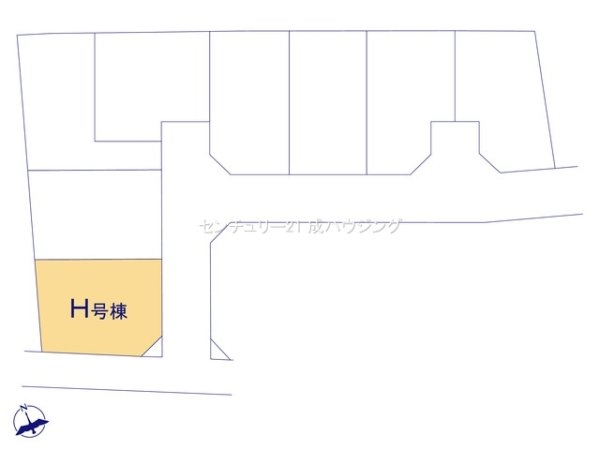 ハートフルタウン　武蔵村山市残堀1丁目　新築　全8棟　H号棟