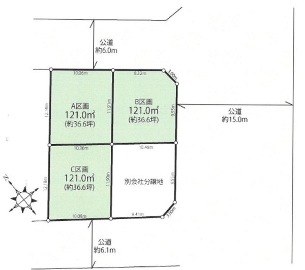 福生市南田園3丁目　売地　全区画　C号区
