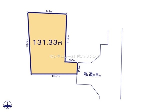 東大和市狭山2丁目　売地
