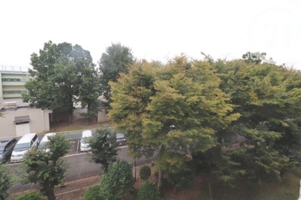 西けやき台団地2号棟(現地からの眺望)