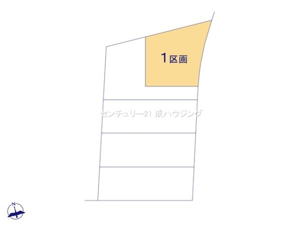 瑞穂町二本木　売地　全5区画　1号区