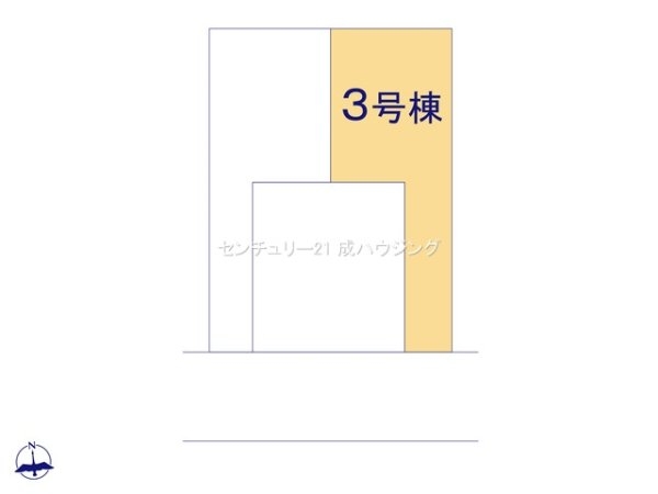 東大和市向原1丁目　新築　全3棟　3号棟