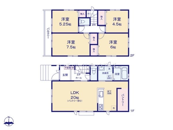 ハートフルタウン　東大和市上北台1丁目　新築　全2棟　1号棟