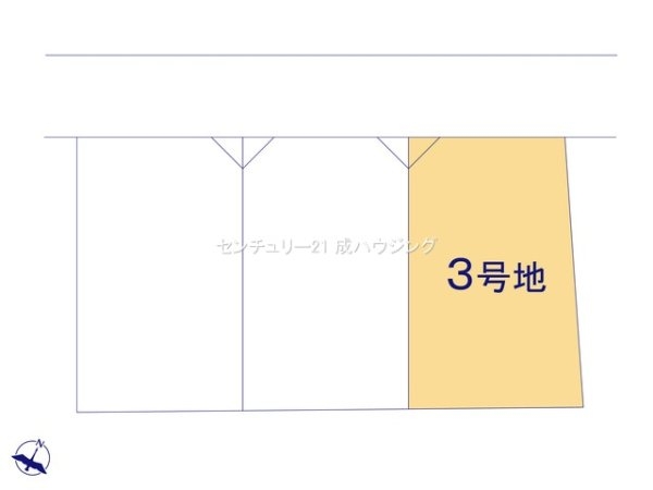 福生市熊川　売地　全3区画　3号区