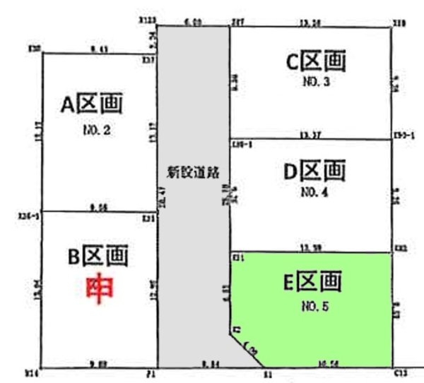 立川市若葉町2丁目　売地　全5区画　E号区