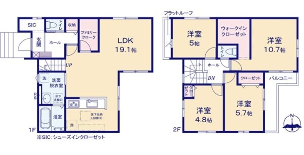 立川市砂川町6丁目　新築　全2棟　1号棟