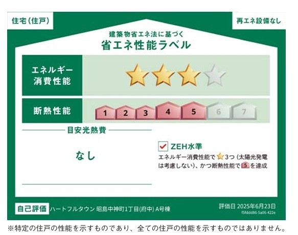 ハートフルタウン　昭島市中神町1丁目　新築　全2棟　A号棟
