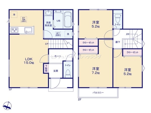 リナージュ　あきる野市野辺　新築　全5棟　3号棟