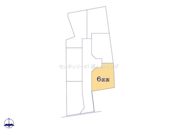 リーブルガーデン　あきる野市高尾　売地　全6区画　6号区