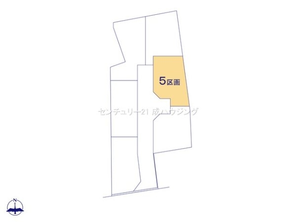 リーブルガーデン　あきる野市高尾　売地　全6区画　5号区