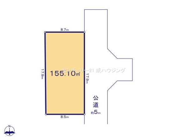 リーブルガーデン　あきる野市高尾　売地　全6区画　2号区