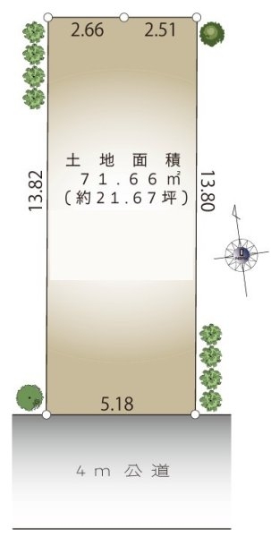 立川市羽衣町2丁目　売地