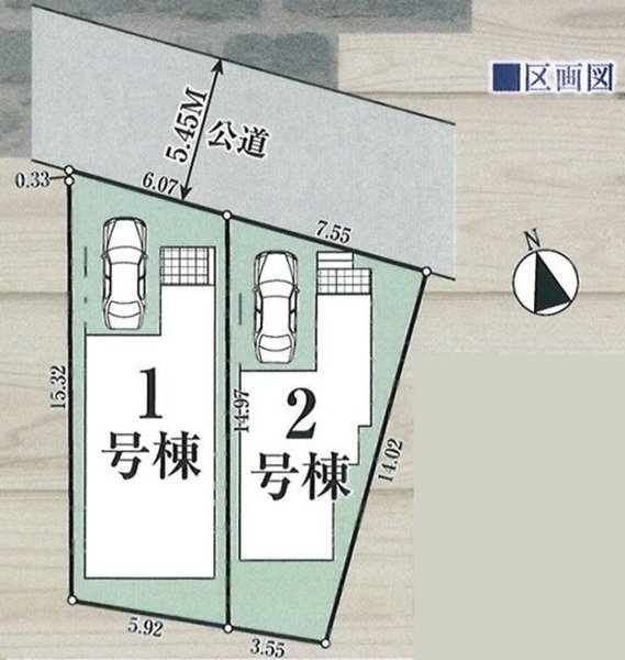 グラファーレ　立川市富士見町4丁目　新築　全2棟　1号棟
