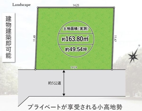 羽村市栄町2丁目　売地