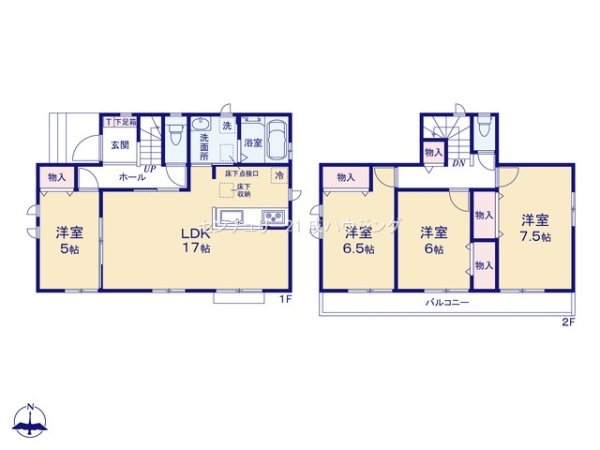 ハートフルタウン　あきる野市秋留3丁目　新築　全6棟　C号棟
