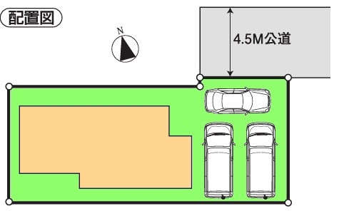 立川市一番町2丁目の中古一戸建て(区画図)