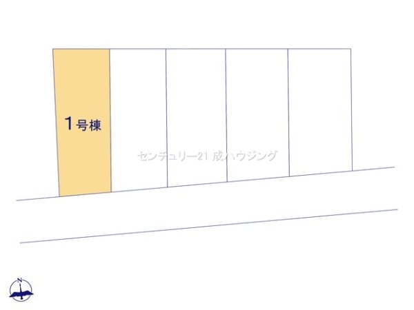 クレイドルガーデン　立川市幸町5丁目　新築　全5棟　1号棟