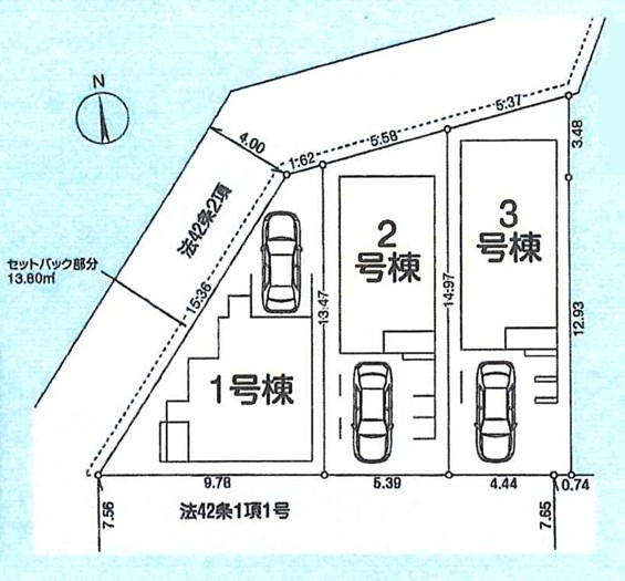 リーブルガーデン　立川市柴崎町1丁目　新築　全3棟　2号棟