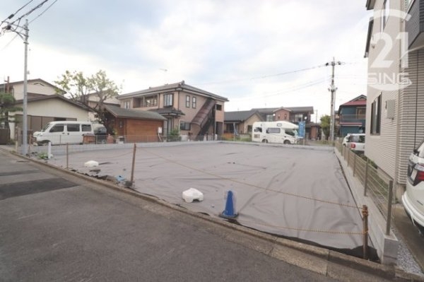 昭島市松原町5丁目の土地(前面道路含む現地写真)