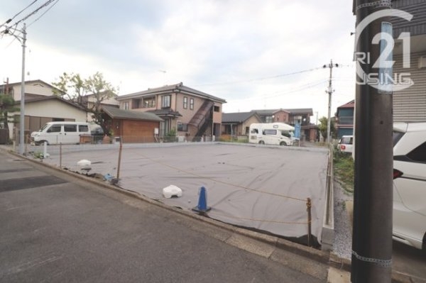 昭島市松原町5丁目の土地(前面道路含む現地写真)