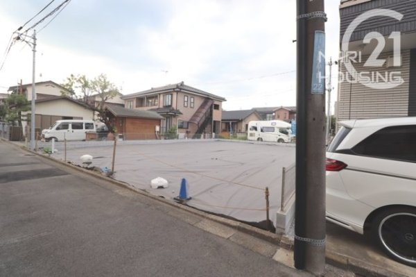 昭島市松原町5丁目の土地(前面道路含む現地写真)