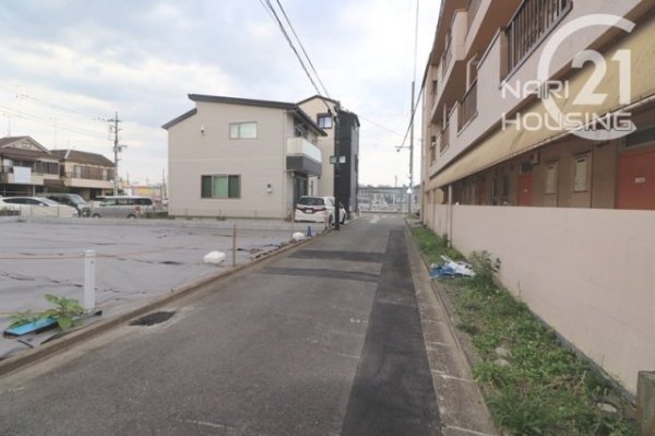 昭島市松原町5丁目の土地(前面道路含む現地写真)