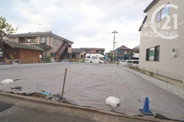 昭島市松原町5丁目の土地(前面道路含む現地写真)