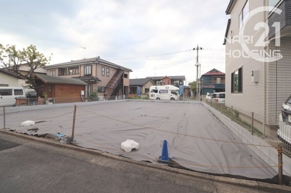 昭島市松原町5丁目の土地(前面道路含む現地写真)