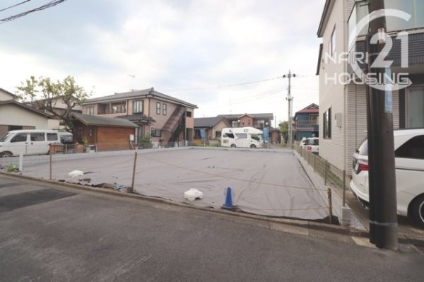 昭島市松原町5丁目の土地(前面道路含む現地写真)