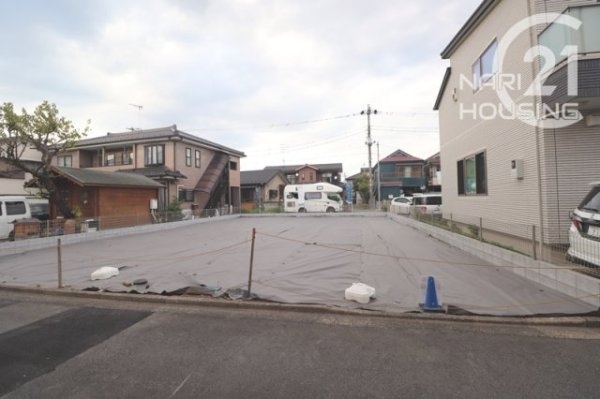 昭島市松原町5丁目の土地(前面道路含む現地写真)