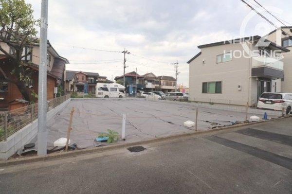 昭島市松原町5丁目の土地(前面道路含む現地写真)