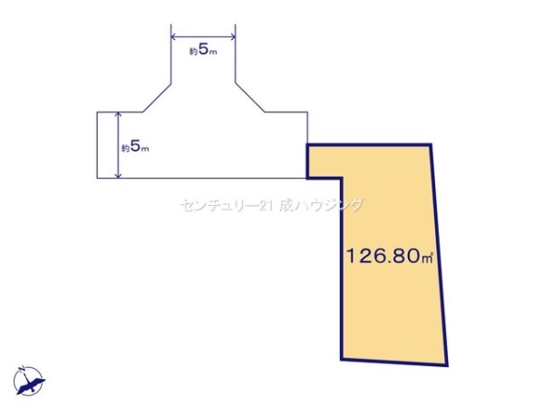武蔵村山市三ツ木１丁目の土地