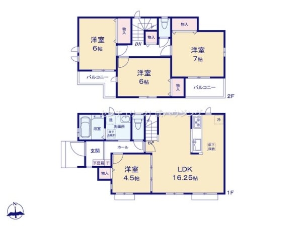 ハートフルタウン　東大和市芋窪4丁目　新築　全3棟　C号棟