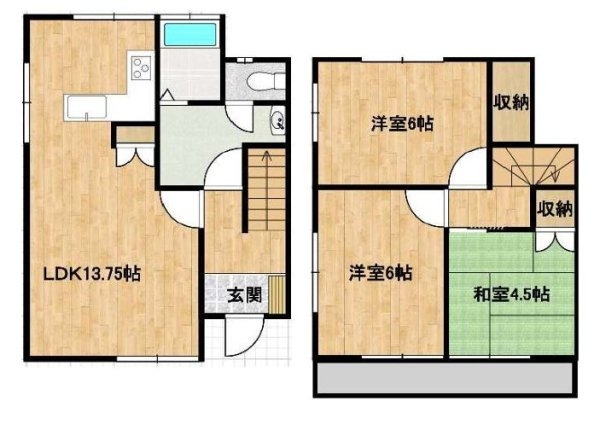 武蔵村山市岸3丁目　中古戸建