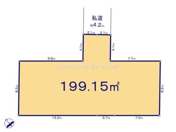 羽村市小作台2丁目　売地