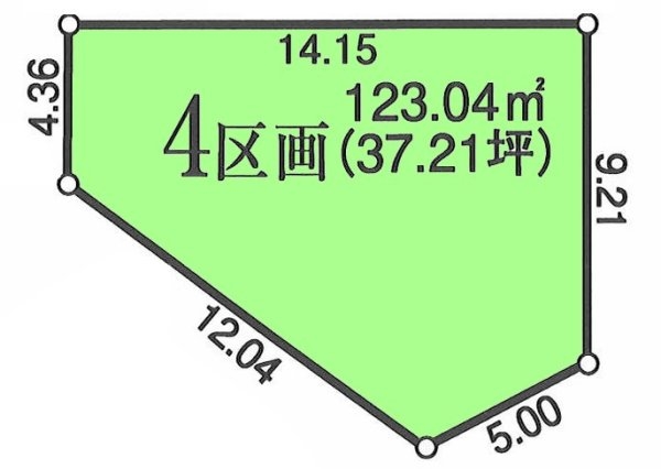 立川市栄町3丁目　売地　全4区画　4号区