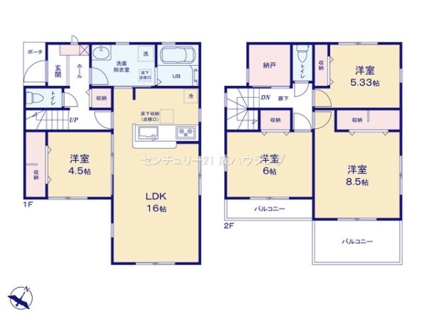 リーブルガーデン　あきる野市五日市　新築　全4棟　1号棟