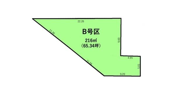 立川市西砂町2丁目　売地　全2区画　B号区