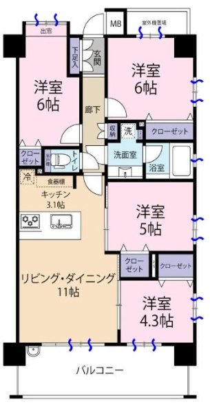 パレステージ中神