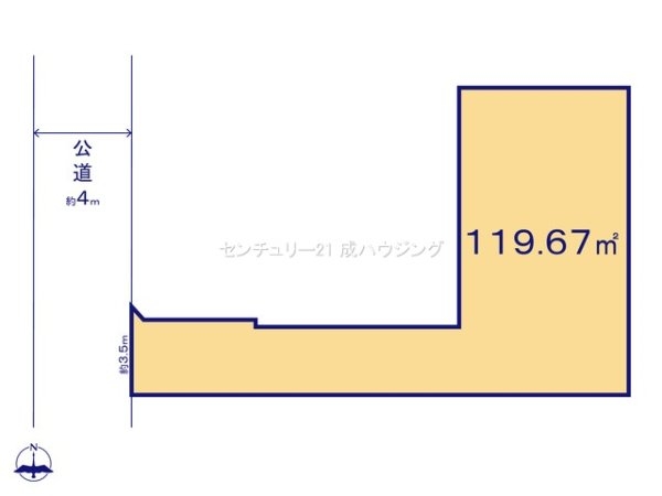 東大和市南街3丁目　売地　全2区画　B号区