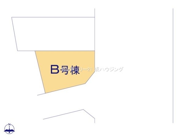 福生市武蔵野台1丁目　新築　全2棟　2号棟